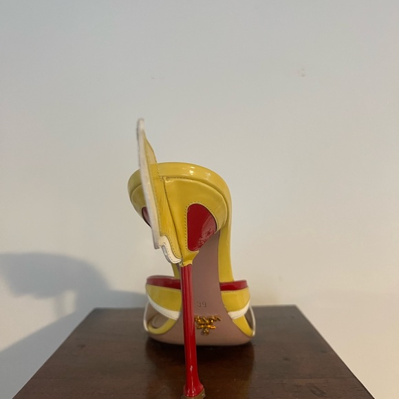 Prada Hot Rod yellow heels - Picture 6 of 10